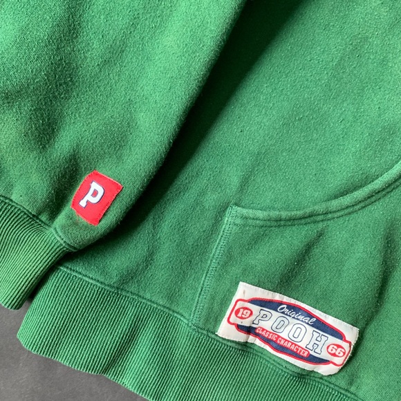 Green Winnie The Pooh Hoodie - Picture 4 of 5